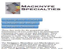 Tablet Screenshot of macknyfe.com